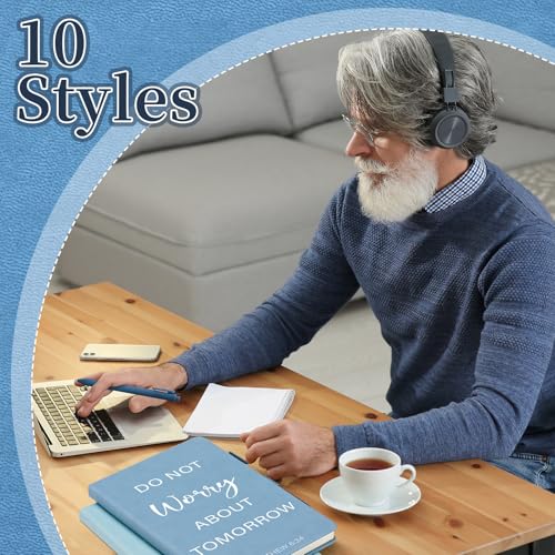 Thenshop 20 Pcs Christian Gifts Bulk for Men Women Journals Bulk and Pen - color: Blue