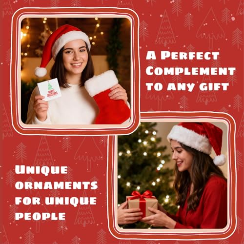 Christian Christmas Ornaments - Religious Christmas Ornament for Women - Christian Faith Gifts for Women - Inspirational Jesus Bible Verse Acrylic Ornament
