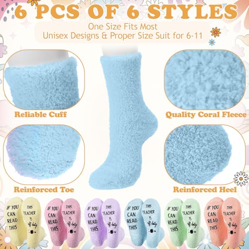 Funnymoom 24 Pcs Back to School Teacher Appreciation Gift from Students 2026 Thank You Gifts Bulk Pastel 24 oz Inspirational Plastic Tumbler Cup Makeup Cosmetic Bag Crew Sock Keychain for Retirement - style: Bright Teacher