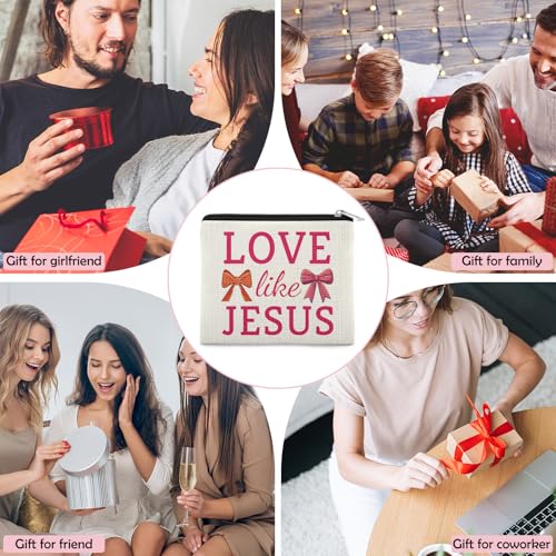 Religious Christian Coin Purse Gift Inspirational Motivational Present for Daughter Sister Friend Spiritual Coin Pouch Christmas Valentines Present Family Christian Birthday Gift Zipper Change Pouch - color: Spiritual Gift