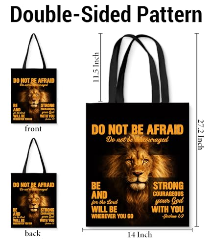 Aesthetic Canvas Tote Bag for Women Man,Christian Bible Verse Reusable Grocery Shoulder Bag for Shopping Work Travel - color: Christian 13