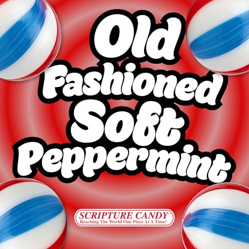 Scripture Candy, Jesus Sweetest Name I Know Christmas Bag with Soft Peppermint Candy, 10 Ounces