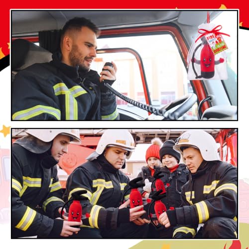 Silipull 12 Pcs Fire Safety Stuffed Plush Fire Prevention Week Gifts - style: Fire Extinguisher