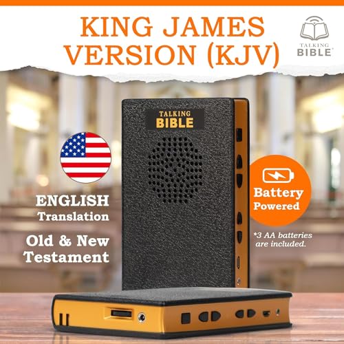 KJV Audio Bible Player | Battery Powered | Black