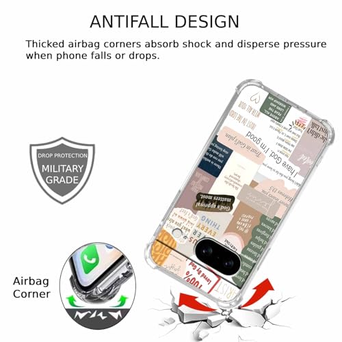 Bible Verses Christian Jesus Quotes Collage Pattern,Soft TPU Bumper Phone Case for Google Pixel 8 - size: Google Pixel 8