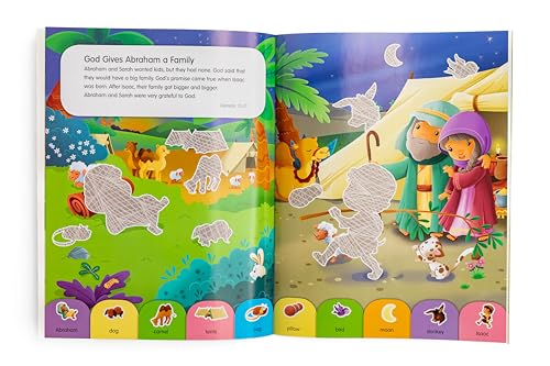 Bible Stories: Sparkly Sticker Book