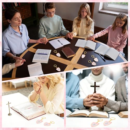 48 Pcs Christian Put on The Whole Armor of God Keychain Religious Gifts for Women
