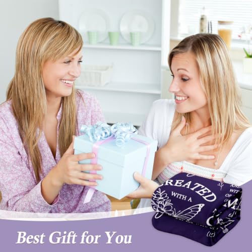 Christian Gifts for Women, Flannel Soft Religious Blanket Decor, 50" x 60" - color: Christian