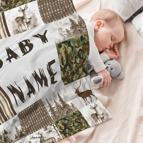 Custom Baby Shower Blanket with Name Personalized Baby Boy Gifts for Birthday Christmas Customized Name Blanket for Newborn New Baby - color: Style3
