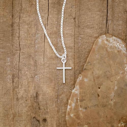 Sterling Silver Cross Pendant Necklace Faith Jewelry Gift For Him and Her - color: Loved & Accepted Cross