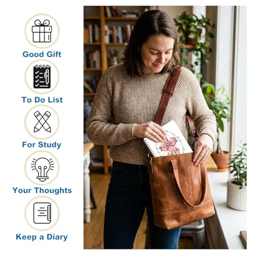 Church Notes Bible Journal for Women, Christian Gifts for Women Girls - color: Butterfly Cross