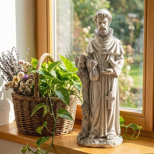 St Francis Statue 30.7 Inch, Garden Outdoor Decor - color: St Francis(30.7 Inch)