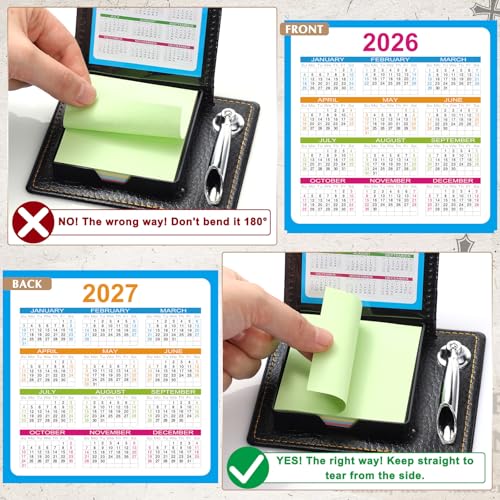 Spakon 6 Set Christian Note Holders with Scripture Leather Pen, Multicolor - color: Multicolor