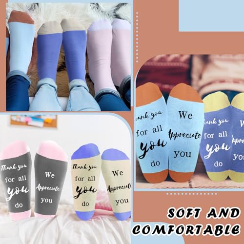 Xtinmee Housekeeping Week Appreciation Socks Gifts Bulk - color: Morandi Color
