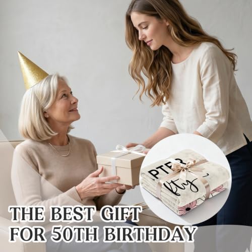 50th Birthday Gifts - Chapter Fifty 50 Year Old Gifts for Women/Men - color: 50th Birthday