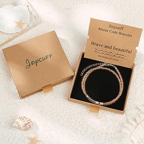Inspirational Morse Code Bracelets for Women Funny Jewelry Birthday Gifts - color: A piece of my heart is in heaven
