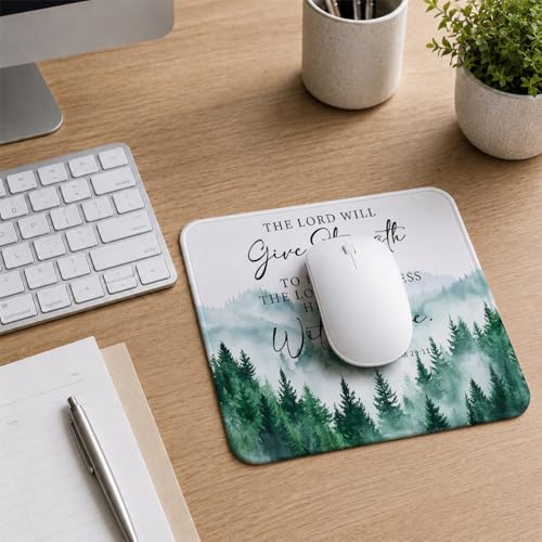 QIYUHOY Christian Mouse Pad, 9.5x7.9 Inch - color: the lord will