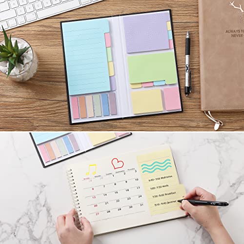Mr. Pen- Sticky Notes Set, 820 Pack, Ruled - color: Pastel, size: 1 Set (Pack of 2)