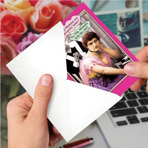 NobleWorks -1 Get Well Greeting Card with Envelope (4.63 x 6.75 Inch) - Feels Like 0412 - style: Fifi Like Sh*t