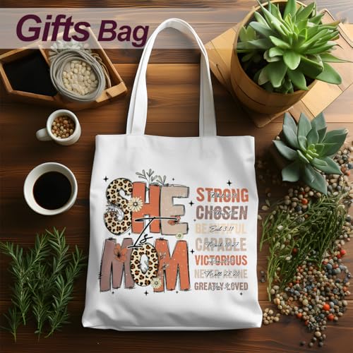 Mama Mom Tote Bag Mom Birthday Gifts Canvas Tote Bag, Reusable Canvas Shoulder Bags for Grocery Shopping, Beach 01 - color: Sheismom02