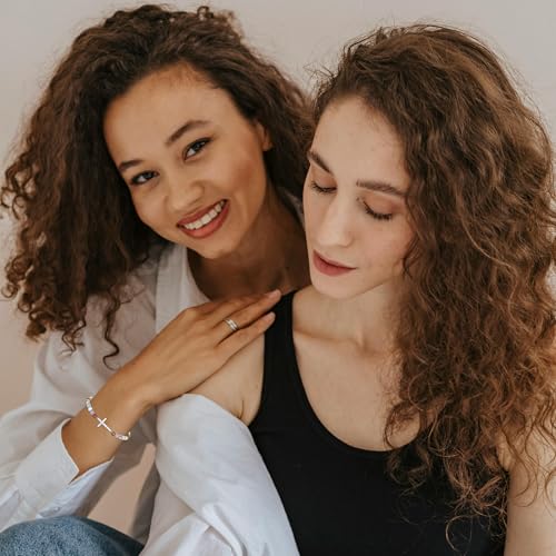 Crystal Cross Bracelet for Women Teen Girls Christmas Birthday Gifts - style: Friend