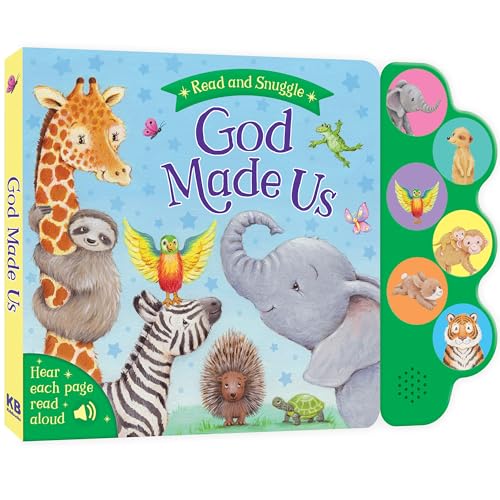 God Made Us: Christian Sound Book for Babies & Toddlers | Interactive 6-Button Bible Board Book About God's Creation