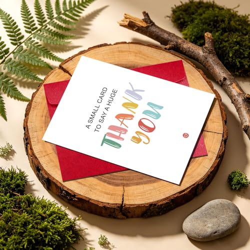 Thank You Cards with Envelopes, Appreciation Cards for Coworkers Friends - color: DXI#043