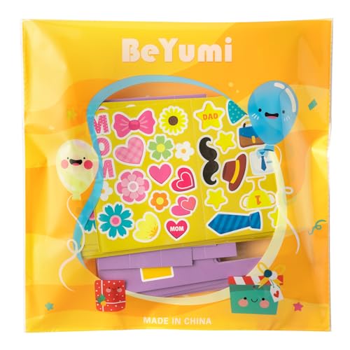 BeYumi Religious Picture Frame Craft - 28Pcs Mother's Day Religious Photo Frame Craft Kit for Kids DIY Cross Picture Holder Christian Sunday School Classroom Home Mother's Day Gift Set Fun Activities