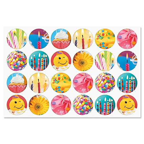 Current Photo Birthday Greeting Card Value Pack – Set of 18 (9 Designs), Large 5 x 7 inches, Envelopes Included - color: Photo