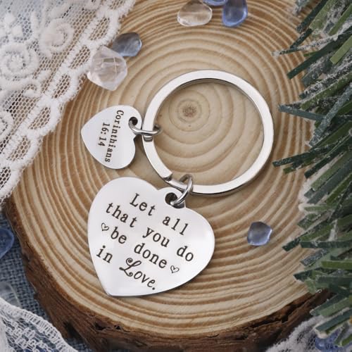 Christian Keychains Cross Keychain Bible Accessories Gifts Christian Gifts Religious Gifts - color: Bible Keychain