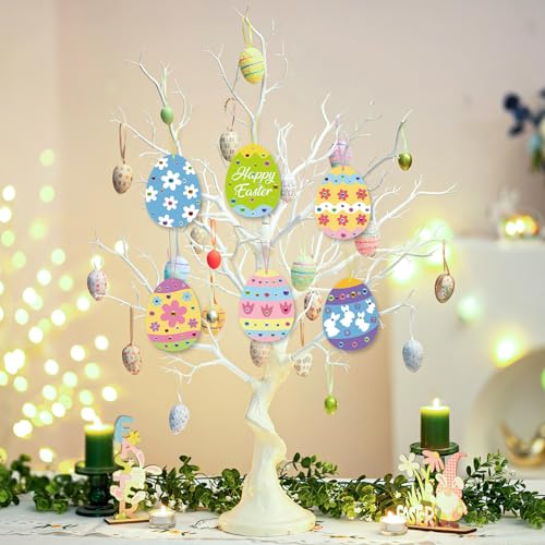 24Pcs Easter Crafts Kit, Make Your Own Easter Egg Arts and Crafts Set - style: Easter Eggs