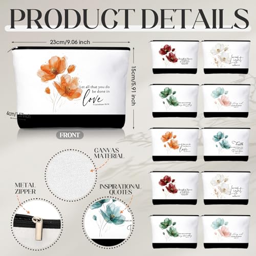 Fumete 6 Sets Christian Gift Sets Women Glass Cup, Flower, White - color: White, size: Flower