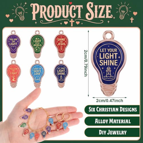 Sasylvia 48 Pcs Back to School Neon Light Bulb Charms for Jewelry Making – Inspirational Bulb Pendant DIY Crafts, Metal Alloy Teacher Student Gifts, Bulk Keychain Necklace Bracelet Supplies - style: Neon Light Bulb