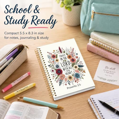 Bible Journal for Women,Bible Nnotebook,Gifts for Christian Women - color: Bible Christian Journals Floral Notebooks