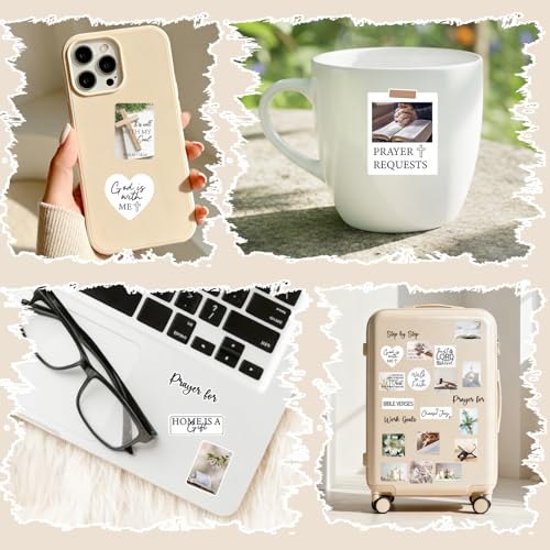 Jesus Prayer Board Stickers - 50 Pcs White Christian Supplies - color: White