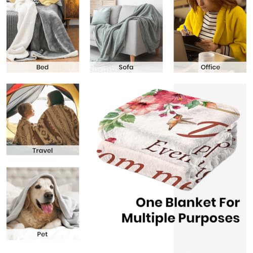 Mom Birthday Gifts, Mom Blanket Gifts for Women - color: Mom, size: Throw Size 40" x 60" (102 x 152 cm)
