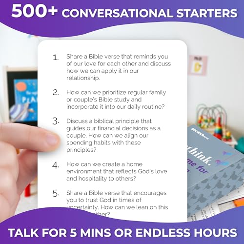 Quokka Conversation Cards Game - Fun Talking Board Game for Family Night - color: Rethink Christian