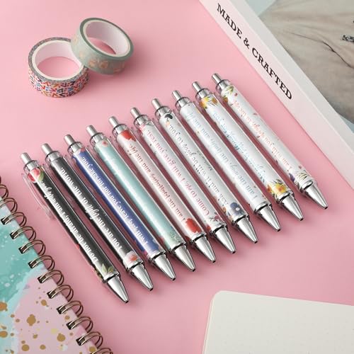Mr. Pen- Christian Pen Set, 50 Pack, Black Ink, Opulent Blooms - color: Opulent Blooms, Black Ink, size: 50 Pack