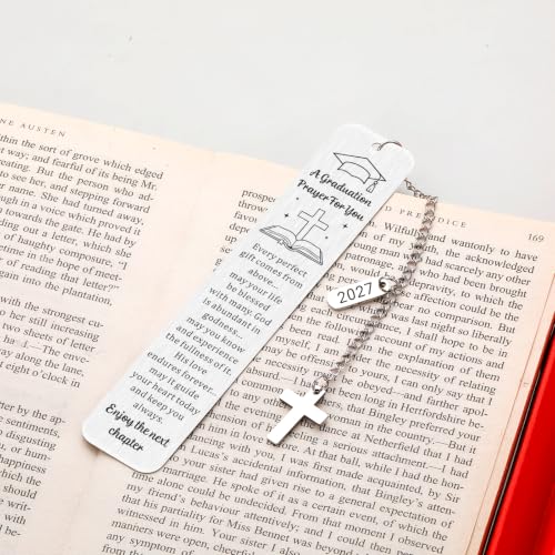 Christian Graduation Prayer Bookmark, Religious Graduation Gift for Him Her - style: Christian Graduation