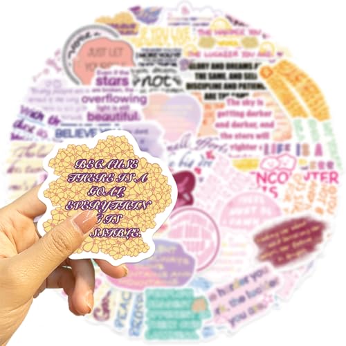 50pcs Inspirational Words Stickers for Students Teacher Adults Teens,for Water Bottles Laptop Scrapbooking Notebooks Cars Bumpers Bikes Bedroom Travel Case Motorcycle Snowboard - color: Inspirational Words