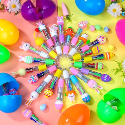 24 Pack Easter Eggs Bulk with Multicolor Pen in One fits Adults - color: Multicolor