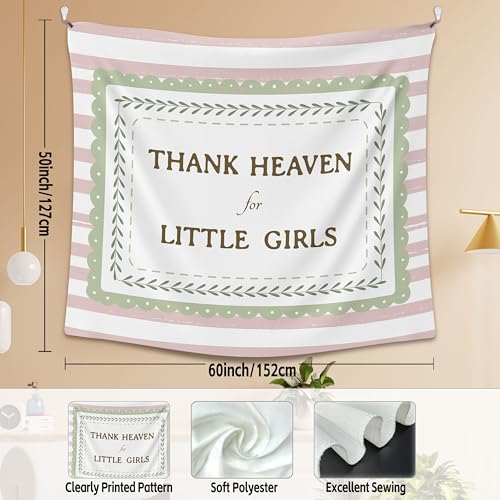 Jinhaichen Girls Nursery Wall Tapestry, Inspirational Wall Hanging - color: 012