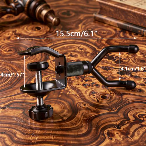 Ukulele Hanger, Ukulele/Mandolin/Banjo Holder Attachment for Microphone Stands,Ukulele Wall Mount Stand
