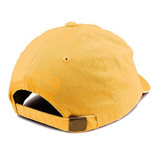 Trendy Apparel Shop Cross Embroidered Washed Cotton Adjustable Cap - color: Mango