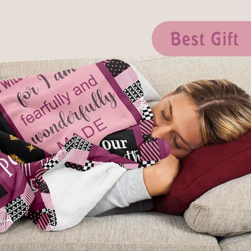 Lcobion Christian Gifts for Women, Baptism Christian Blanket 40" X 50" - color: Christ Gifts, size: 40"*50"