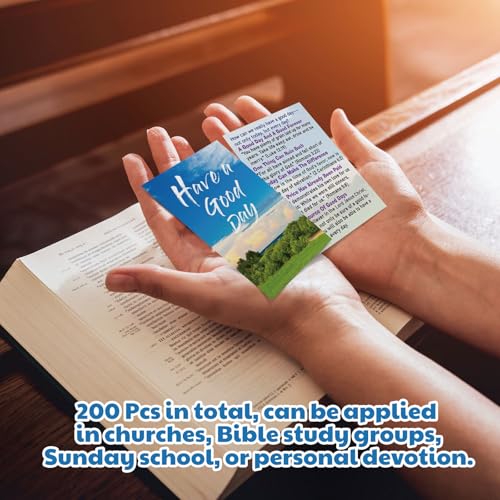 200 Pcs Gospel Tracts Salvation Cards,Have a Good Day - style: Have A Good Day