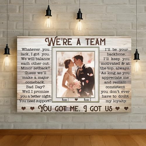 KiKiLuna Personalized When I Say I Love You More Canvas - color: Style15