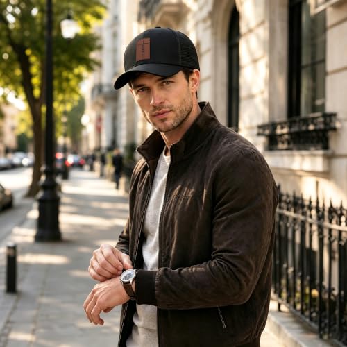 Christian Hats for Men Women Religious Gifts - color: Faith- Black Mesh