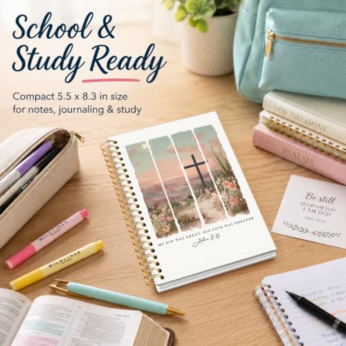 Bible Journal for Women, Christian Gifts for Women - color: Bible Journal for Women-white