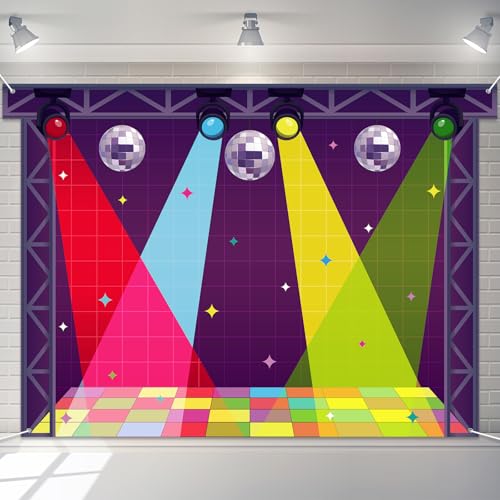 WovWeave Vbs 2026 Backdrop 7x5 ft Illumination Party Backdrop Church Vacation Bible School Banner Christian Party Decoration Backfround Sunday School Religious Event Photo Booth Banner - style: VBS